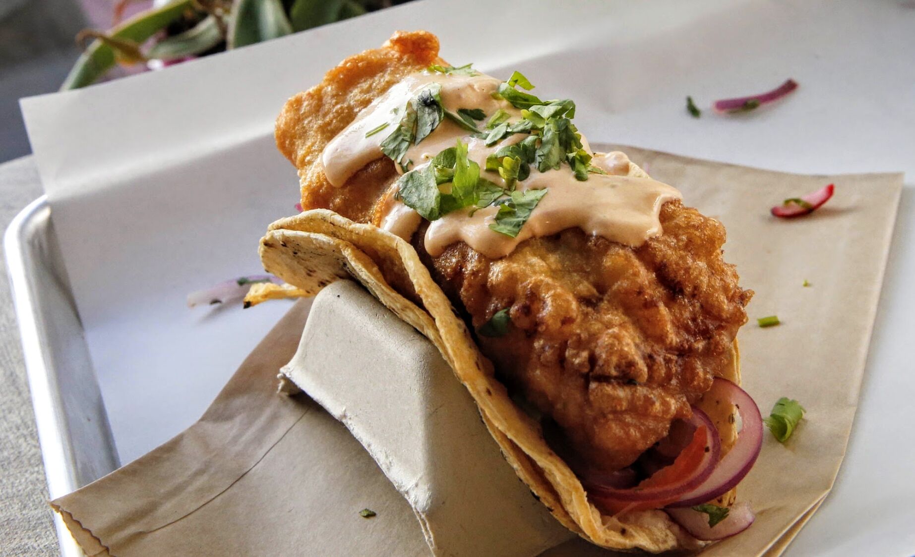 Flaco Taco fish taco